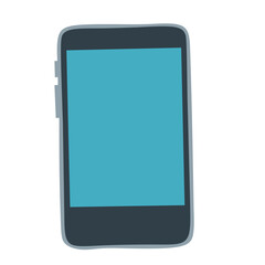 Flat vector illustration of a modern smartphone. Great for mobile technology, apps, communication, and digital lifestyle content