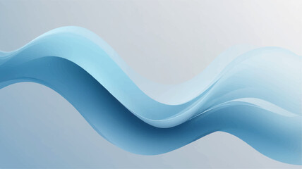 Abstract background with soft blue gradient and flowing line.