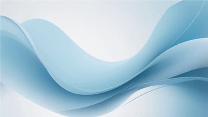 Abstract background with soft blue gradient and flowing line.