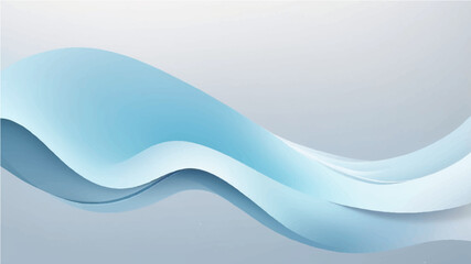 Abstract background with soft blue gradient and flowing line.