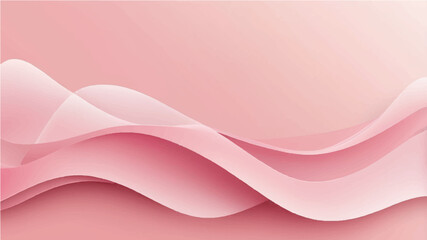 Abstract background with soft pink gradient and flowing line.