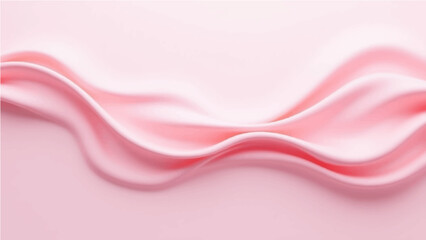 Abstract background with soft pink gradient and flowing line.