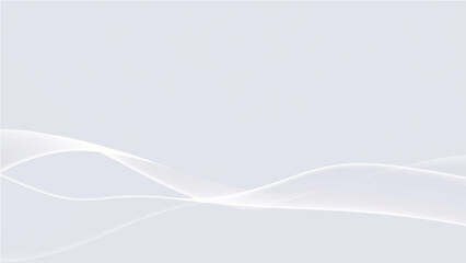 Abstract background with soft white gradient and flowing line.