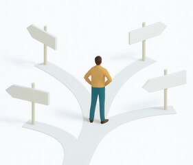 Crossroads of Choices &ndash; A Conceptual Illustration of Decision Making and Life Directions