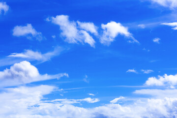 青空と白い雲センタースペース 