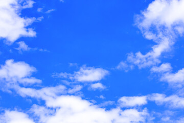 青空と白い雲センタースペース 