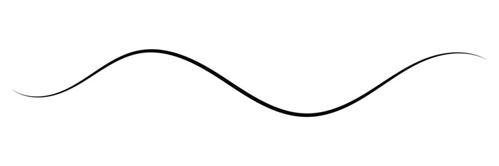 Black on white Horizontal zig zag line wave element. undulating zigzag, crisscross stripes . Vector Illustration . EPS 20 .  