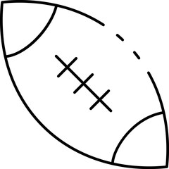 american football illustration on a white background   