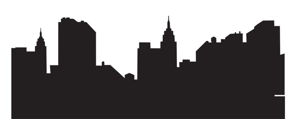 cityscape silhouette illustration