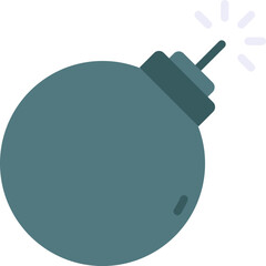 bomb illustration on a white background   