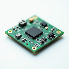 Green Circuit Board Technology Microchip Closeup - Technology and I.