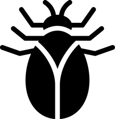 bug illustration on a white background   