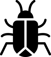 bug illustration on a white background    