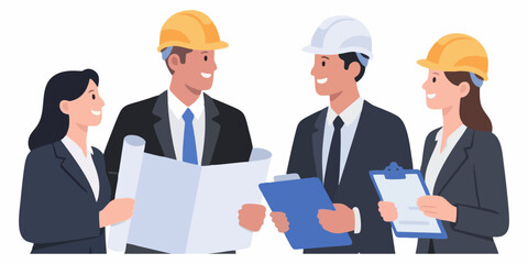 group of workers architects, Construction vector, construction illustration, construction badge, construction emblem, construction crest for industry graphic artwork design creative template printable