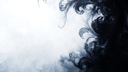 Fototapeta premium Abstract ink swirls