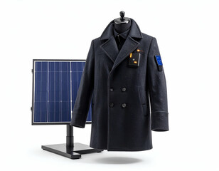 Solar-Powered Smart Coat Temperature-Adaptive Clothing with Embedded Sensors
