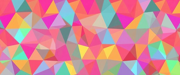 Vibrant, interlocking triangles forming a seamless abstract background,  vector,  graphic