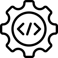 coding illustration on a white background   