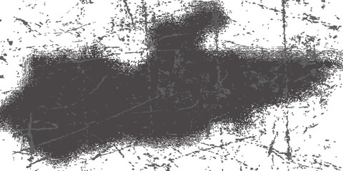 photo of wet dark lino ink remain, black linocutting paint roller texture isolated on white paper background.