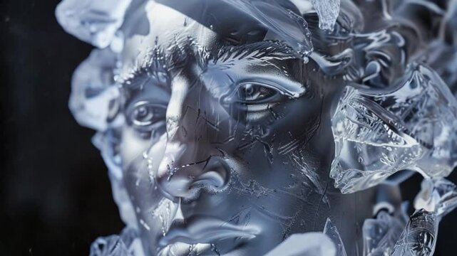 Carving Ice Sculptures 4K Videos