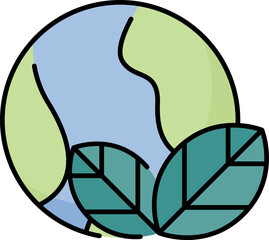 earth  illustration on a white background    