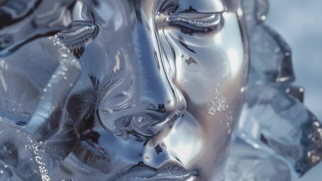 Carving Ice Sculptures 4K Videos