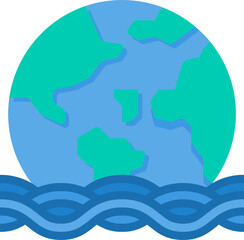 flood illustration on a white background   