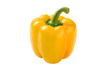 Vibrant Yellow Bell Pepper Fresh, Healthy, and Ready to Use