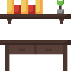 furniture illustration on a white background   