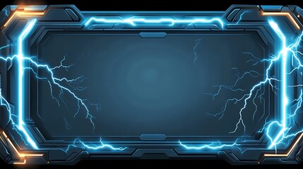 Futuristic energy panel