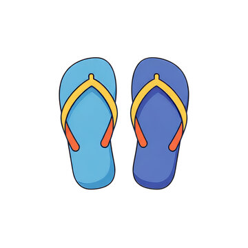 &Iacute;cone de par de chinelos