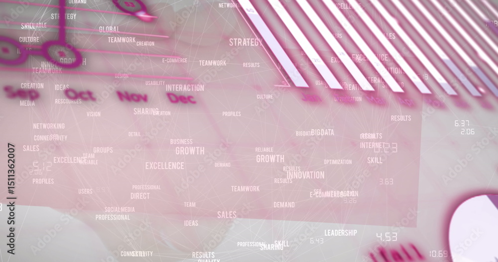 Poster image of data processing over network of connections