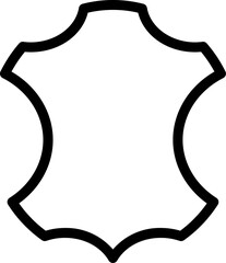 leather illustration on a white background   