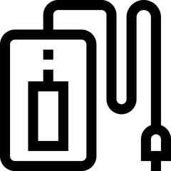 power bank illustration on a white background        