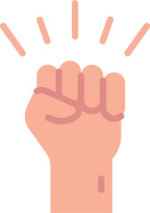 protest illustration on a white background        