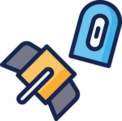 rocket illustration on a white background        