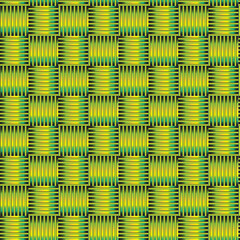 Seamless Green and Yellow Metallic Stripe Checkered Pattern, ideal for backgrounds, fabric patterns, book covers, and general craft projects