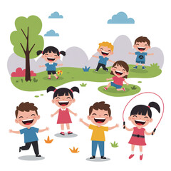 children playing with ball