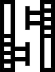 Obraz premium tonfa illustration on a white background 