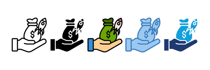 Venture Capital Icon Element For Design
