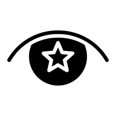 eye glyph icon