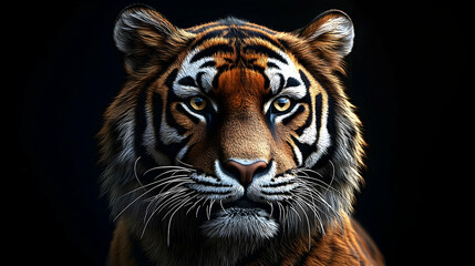 Fototapeta premium Close-up portrait of a tiger.