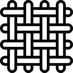weave illustration on a white background        