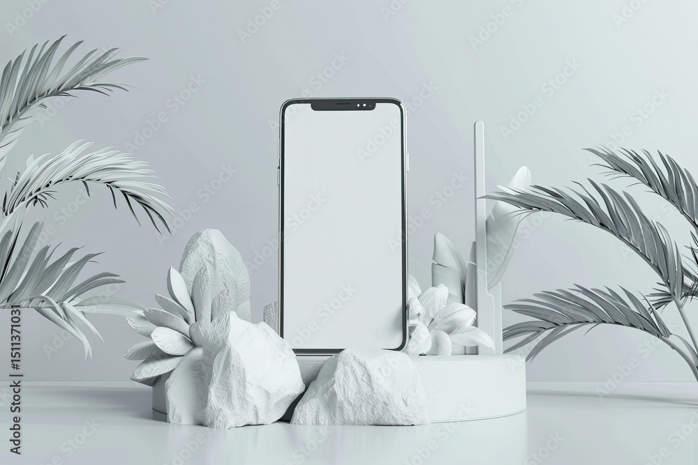 Aufkleber pixel perfect image of 3d smartphone rendering design isolated