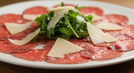 Beef Carpaccio with Arugula and Parmesan