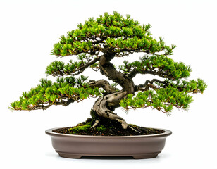 Elegant Bonsai Tree A Study in Miniature Landscaping