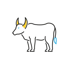 Multi color icon for ox