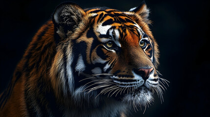 Fototapeta premium Close-up portrait of a tiger.