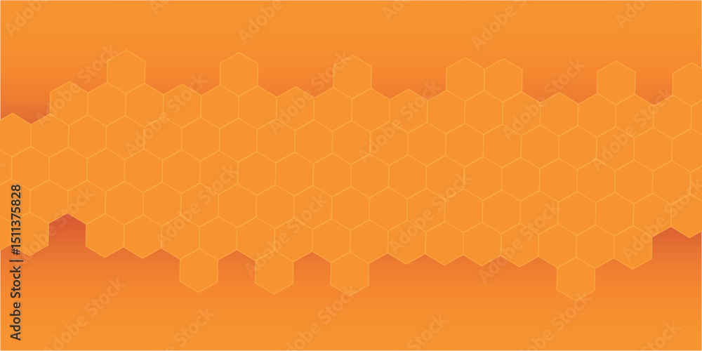 Poster abstract cube hexagon shape background. vector banner design. honneybe pattern. geometric abstract b