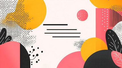 Obraz premium Abstract colorful geometric shapes (8)